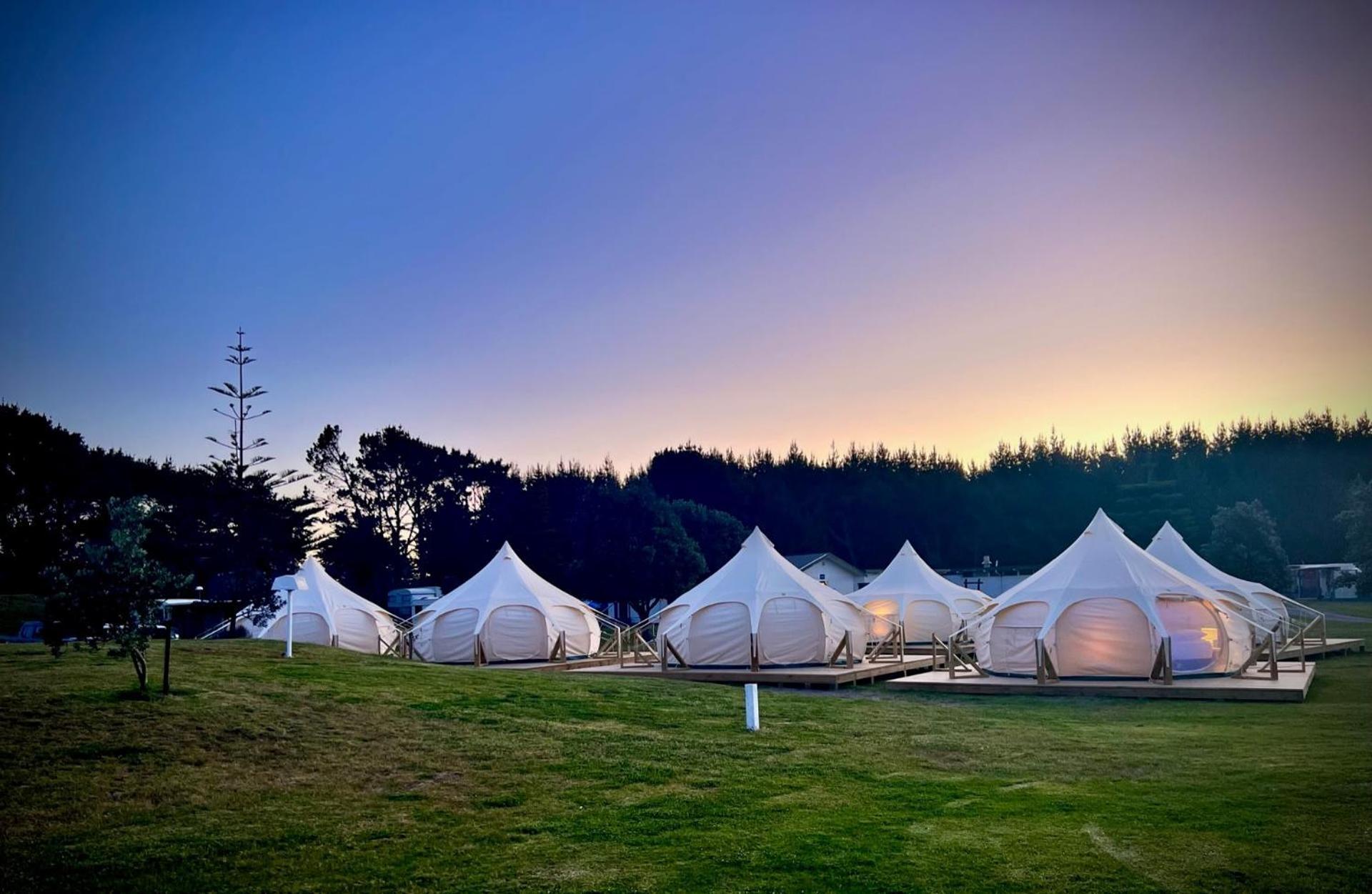 Foxton Beach Holiday Park Eksteriør bilde