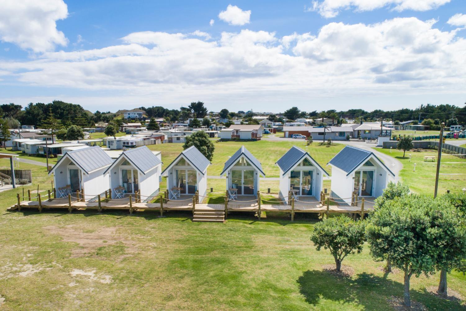 Foxton Beach Holiday Park Eksteriør bilde